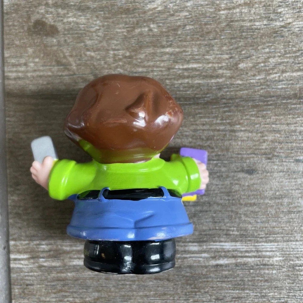 fisher price little people lot of 4 doctor, policeman, school boy, dad